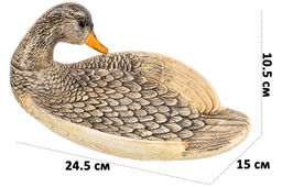 Блюдо сервировочное 24,5*15*10,5 см "Уточка"