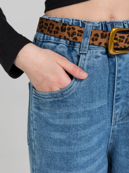 Джинсы-трубы для девочек - СИНЯЯ МОДА фото 6