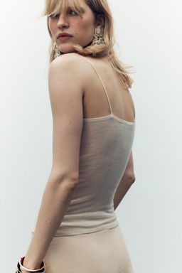 100% WOOL LACE TOP - Zara фото 3