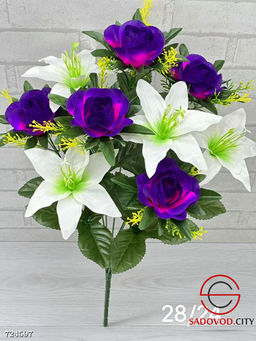 Букет искусственных цветов 20 шт