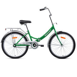 Велосипед 24" Rocket City Fold 24, цвет зеленый, размер 16"