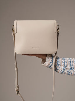 Сумка через плечо Deboro 30532 светлый крем