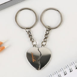 Брелок для ключей парный, «Любовь», металл, 8 х 3 см