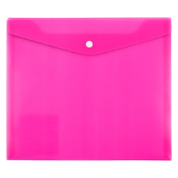 Expert Complete Trend NEON Папка-конверт для тетрадей с кнопкой A5+ 180 мкм волокно 20 шт. розовый EC211130213