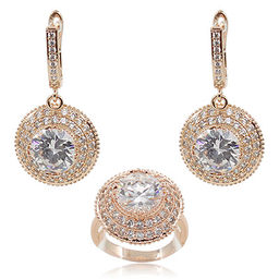 Комплект Лилль фианит хрусталь 18 - Agat77 фото 4