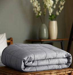 -10% Спальный комплект с одеялом серый Моноспейс Евро + 4 наволочки - Ecotex фото 3