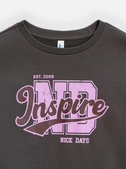 ACOOLA / Джемпер детский для девочек Vlasta_sw графитовый фото 4