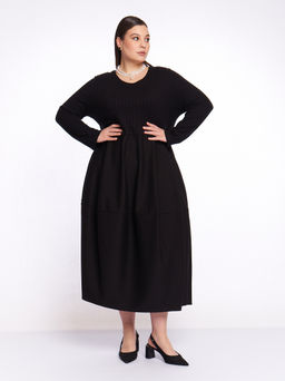 Платье баллон PP33506BLK01