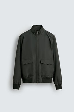 CAZADORA LIGERA WATER REPELLENT / Khaki oscuro - Zara фото 8