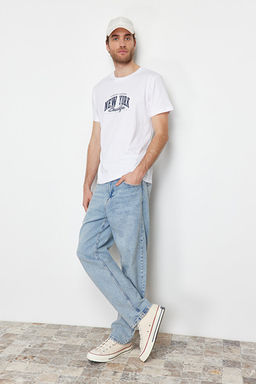 Mavi Baggy/90s Straight Fit Jeans Bol Kot Pantolon TMNSS24JE00012 - Trendyolmilla фото 2
