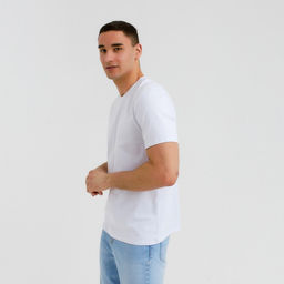 Футболка мужская MINAKU: Basic line MAN, размер 50, белая