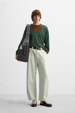 COLOUR BLOCK WOOL SWEATER X HARRY LAMBERT