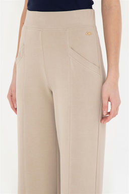 Женские легкие спортивные штаны цвета хаки - U.s. polo assn фото 5