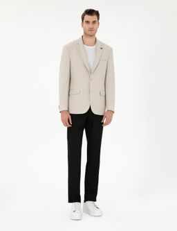 Siyah Slim Fit Kuma_ Pantolon