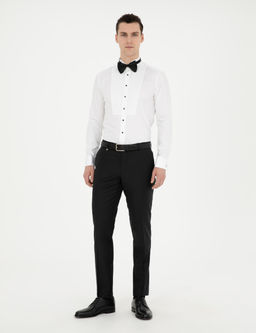 Beyaz Ekstra Slim Fit Smokin G_mlek