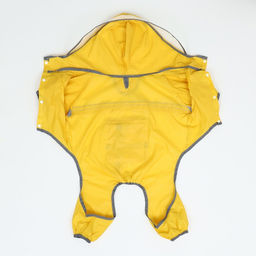 Комбинезон для собак, демисезонный с козырьком, размер 3ХL (ДС 50, Ог 67, ОШ 51 см), жёлтый - Simaland фото 2
