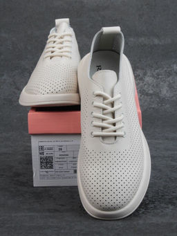 03-YD8-1D LT. BEIGE Полуботинки женские (натуральная кожа)