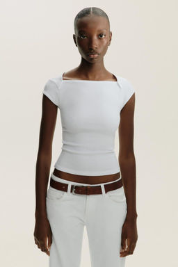 COTTON MODAL T-SHIRT - Zara фото 3