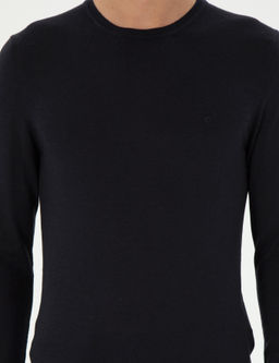 Темно-синий зауженный свитер - Cacharel фото 6