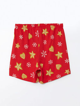 Beli Lastikli Bask?l? K?z ?ocuk Pijama ?ort - Waikiki фото 2