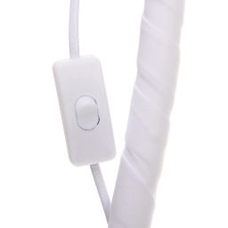 Фигура светодиодная "Нежный цветок" на стойке, d-75см, h-1,6 м, пост.свечение,220v,Белый