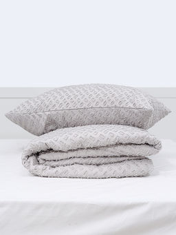 Постельное бельё евро LoveLife Tufting Квадрат, микрофайбер