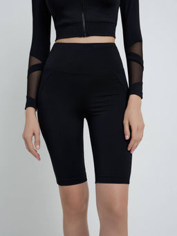 CONTE Спортивные велосипедки с полупрозрачными вставками DOUBLE CONTE SPORT LS 2272 black - Conte elegant фото 3