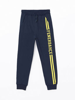 Beli Lastikli Fenerbah?e Bask?l? Erkek ?ocuk Jogger E?ofman Alt?
