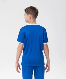 Футболка футбольная JOGEL CAMP Origin, синий/белый, детский