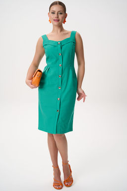 Сарафан Ширли (зелёный) - Эльза фото 7
