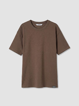 Bisiklet Yaka Erkek ?ocuk Soft Touch Ti??rt