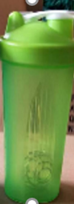 Бутылка/Шейкер SIMPLE SHSA-600 зелёный, для спортивного питания 600ML/уп72