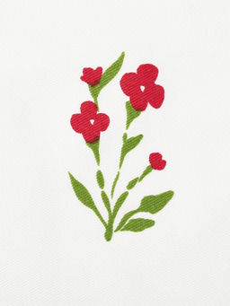 Комплект штор для кухни Этель Цветочек, 150?150 см - 2 шт., саржа 190 г/м?, 100% хлопок