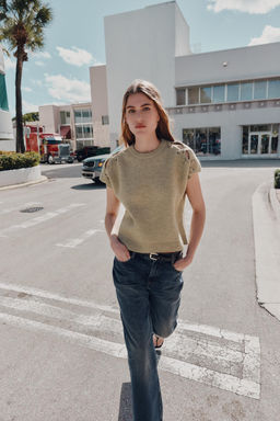 JUMPER WITH SHOULDER DETAIL