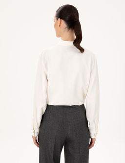 Ekru Comfort Fit Uzun Kollu G_mlek - Pierre cardin фото 5
