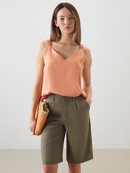 V Yaka Ask?l? Modal Kar???ml? Bluz