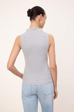 Wardrobe Essentials-Ac?k Pembe Fitted Dugmeli Volanl?/F?rf?rl? Esnek Orme Bluz TWOSS26BZ00171 - Trendyolmilla фото 10