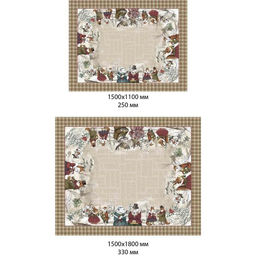 Скатерть новогодняя Этель Winter holidays150х220см +/-3см с ГМВО, хл100%  фото 9