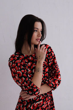 Платье красно-чёрное - Martichelli фото 7