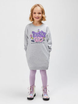 ACOOLA / Платье детское для девочек Willow серый меланж  фото 4