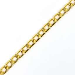 Ошейник - удавка металлический однорядный, 55 см, толщина проволоки 2,5 мм, золотистый - Пижон фото 4