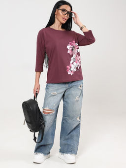 IV-CAPRIZ Мимулус - футболка лиловый