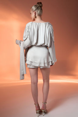 Платье Муза (жемчужный) - Эльза фото 41