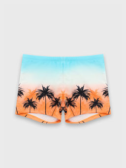 Трусы купальные для мальчиков с тропическим принтом - Mark formelle фото 5