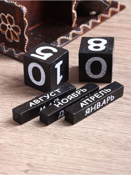 Вечный календарь настольный Сова, 22711 см, дерево - Simaland фото 4