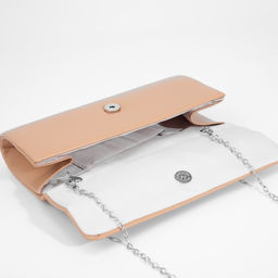 Сумка-клатч на клапане, цвет бежевый - Simaland фото 6