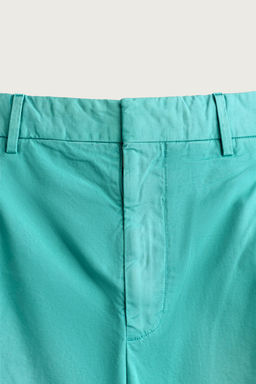 BERMUDA LAVADA RELAXED FIT PLIEGUES / Turquesa - Zara фото 8