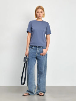 EMKA // Футболка однотонная  фото 2