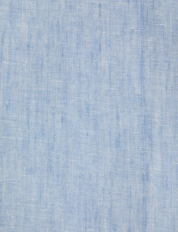 A__k Mavi Slim Fit Beli Lastikli %100 Keten Pantolon