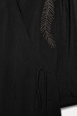ZW COLLECTION BEADED EMBROIDERED DRESS